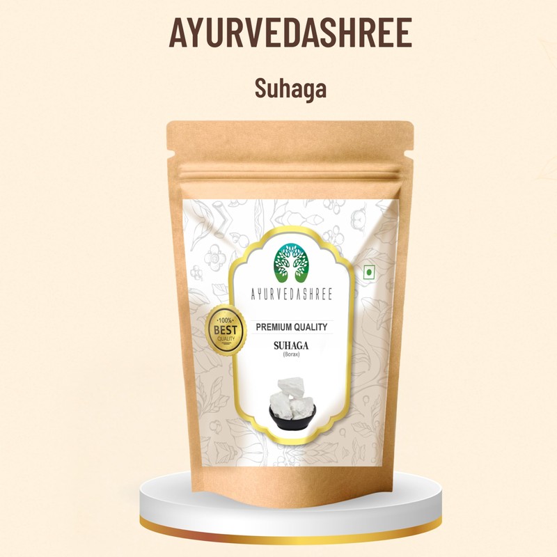 AYURVEDASHREE Suhaga (Crystals) 200gm | Borax | Sodium Borate |