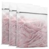 Muchfun 3Pcs Durable Honeycomb Mesh Laundry Bags for Delicates 16