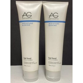 A&G AG Moisture & Shine Fast Food Leave On Condition - 2 PACK / 6 FL OZ Each