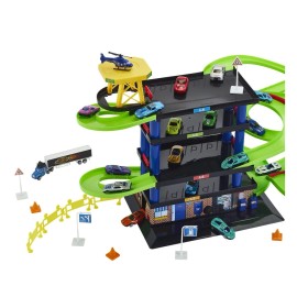 Toy R Us NEW Fast LaneParking Garage Bundle 50Pc Set, Created for You by Toys R Us