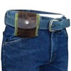 Leather and Canvas Bushcraft Bag Collapsible Waxed Canvas Foraging Pouch