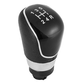 Juttzzei Ford Car Gear Knob 5 Speed, Gear Stick Knob Fit for Ford Focus Fiesta Mk2 Mk3 Mk4 Mk7 C-Max S-Max FL B-Max Mendeo Kuga Galaxy Car Gear Shift Knob, ABS Plastic Ford Fiesta Gear Knob - Black