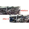 AuTK Aluminum Alloy Interior Upgrade Kit for 2018-2025 Jeep Wrangler