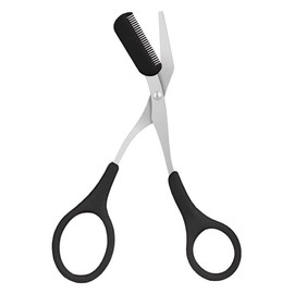 prendre PR-BROWCL-BK Eyebrow Scissors, Eyebrow Cut, Comb Included, Set of 2, Eyebrow Cut, Comb, Length, Easy, Eyebrow Cut, Eyebrow Scissors, Beauty, Makeup, Cosmetic Accessories (Black)