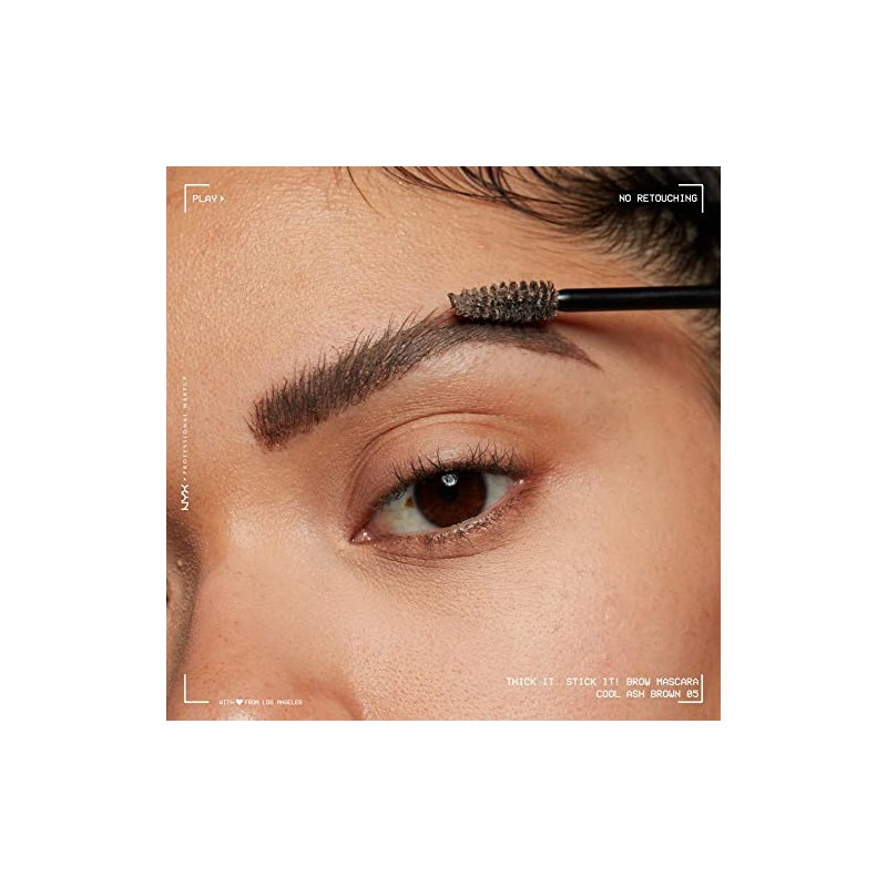 NYX Professional Makeup Eyebrow Gel Thick It, Stick It! Cool
