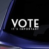 Bargain Max Decals Vote It's Important Sticker Decal Notebook Car