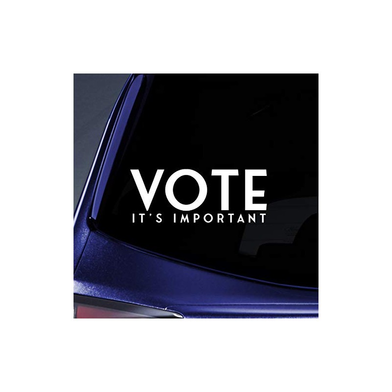 Bargain Max Decals Vote It's Important Sticker Decal Notebook Car