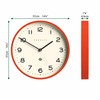 NEWGATE® Number Three Echo Wall Clock | Modern Round Clock