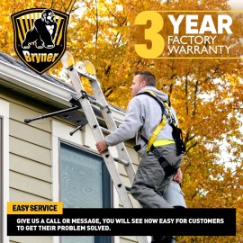Bryner Ladder Stabilizer for Roof Gutter Ladder Standoff for Roof Wall Standoff 22-29.5