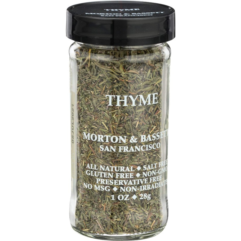 Morton & Bassett Thyme, 1 oz – Non-GMO, Salt-Free, Fragrant