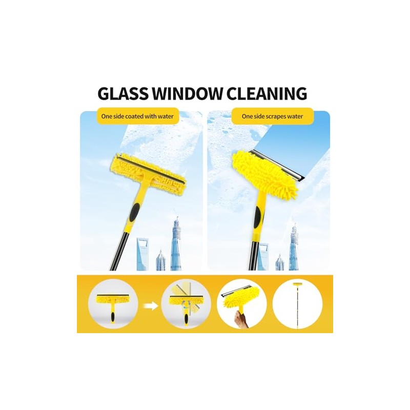 Multi-Functional High Ceiling Fan Cleaning Tool Set