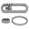 Titanium Alloy Keychain Men's Waist Belt Buckle Outdoor Carabiner Hanging