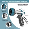 Garden Hose Nozzle, Heavy Duty Metal Water Hose Nozzle with
