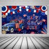MEHOFOND Patriotic 4th of July Backdrop Happy Independence Day American
