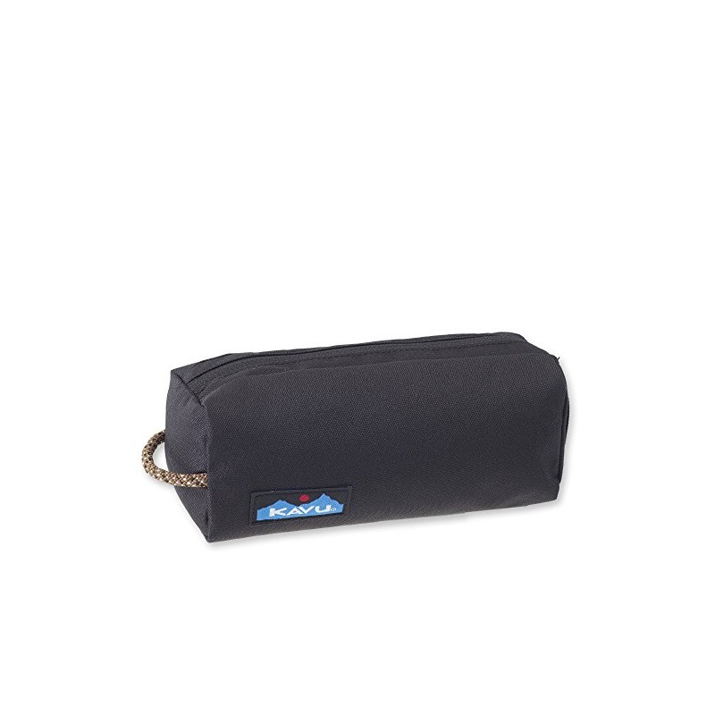 KAVU Pixie Pouch Accessory Travel Toiletry and Makeup Bag, Jet