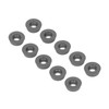 10PCS Black Coating Carbide Inserts Round CNC Turning Milling Inserts