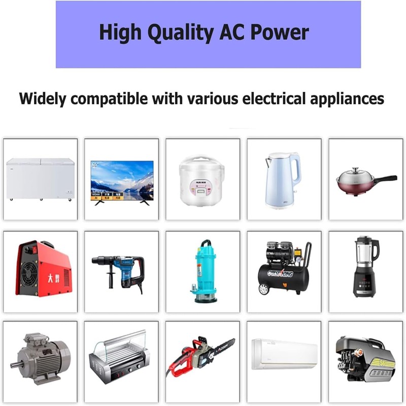 1000W Pure Sine Wave Inverter-36V DC to 110V 120V AC