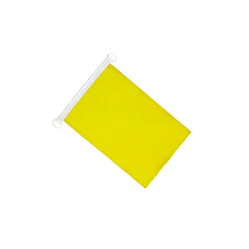 AZ FLAG - Bootflagge Einfarbig Gelb - 45x30 cm -