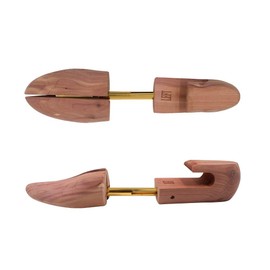 kilocircle Men's Red Cedar Shoe Tree Single Tube with Split Toe Design 6PKS, Medium(Fits Shoe Sizes 9-10)
