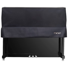 Mooson Upright Piano Cover Keep Your Piano Keyboard Safe with Our Dust Cover Cloth (Black)