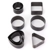 10 Piece Leather Cutting Dies Set Carbon Steel Multiple Shapes