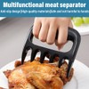 MIRKUZI Grillgabeln 2-teiliger BBQ Fleischteiler, Fleischkrallen, Hand Pulled Pork Krallen,