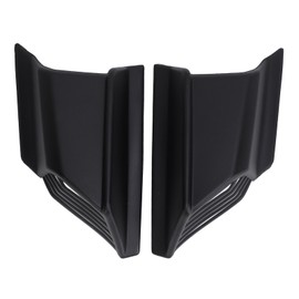 1 Pair Motorcycle Front Spoiler ABS Impact Protection Side Fairing Winglets for ADV 160 2019‑2024 Black