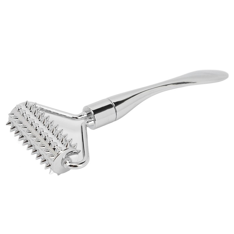 Metal Massage Roller Promote Circulation Muscle Relaxing Acupuncture Roller for