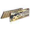 D.I.D 420D-100RB Motorcycle Chain with Clip Joint, Gold and Black