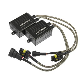 A ABSOPRO LED Car Headlight Canbus Decoder Replace C20 9005 9006 (Set of 2)