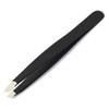 Professional Eyebrow Tweezers Black Women Hair Removal Slant Tip Trimmer