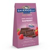 GHIRARDELLI Dark Chocolate Raspberry Squares, 5.32 Oz Bag (Pack of