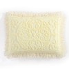 Beatrice Home Fashions Medallion Chenille Bedspread, King Sham, Yellow