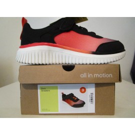All in Motion Boys Dara Hook & Loop Performance Fashion Sneakers Red Size 3