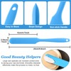 Patelai Non Stick Wax Spatulas Silicone Waxing Sticks Waxing Applicator