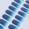 JMEOWIO Cat Eye Semi Cured Gel Strips Wraps Nail Art