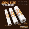 Crawl Space Vapor Barrier, 10mil Film, 10'x65', White Plastic Sheeting
