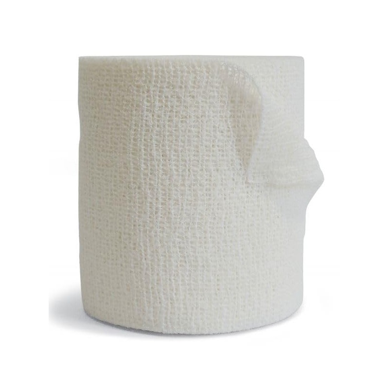 10cm x 20m Cotton Elastic Band, Ideal for Dressings, Fixings,