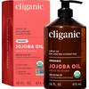 Cliganic Aceite de Jojoba Orgánico a Granel con Bomba Dispensadora
