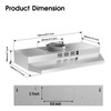Range Hood 30 inch Under Cabinet, Stainless Steel Kitchen Vent