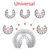 4 x Oscillating Joint Removal Blade, Semicircular Diamond Multi Tool