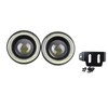 3.5in Car Fog Light Aluminum Housing Waterproof Bright LED Universal