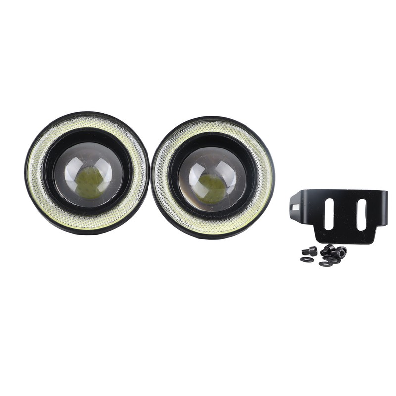 3.5in Car Fog Light Aluminum Housing Waterproof Bright LED Universal