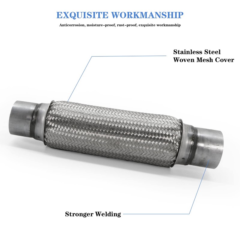 RP Remarkable Power, RK7553 Exhaust Flex Pipe 3" x 12"
