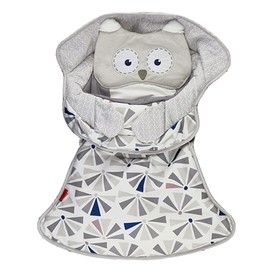 Replacement Part for Fisher-Price Premium Sit-Me-Up Floor Seat with Toy Tray - FPK63 ~ Replacement Seat Pad ~ Owl Theme