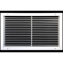 HVAC Premium 24" x 14" Fixed Bar Return Grille - All Steel Structure - Elegant Look & Sturdy Finish [Outer Dimensions: 25.75"w X 15.75"h]