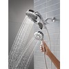 Delta 5-Setting HydroRain 2-in-1 Dual Shower Head with ProClean Spray,