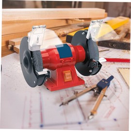 LALAFINA 2pcs Eye Shield Tool Kit for Bench Grinder Dustproof Replacement Shields with Screws Included Compatible with Bench Machines Durable and Construction