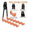 AOBEN Garage Hooks,24Pack Heavy Duty Garage Hanger Organizer Anti-Slip Double