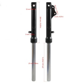 Unbranded 520mm Front Forks Shock Disc Brake Dirt Pit Bike Trail Razor For Honda CRF XR 50